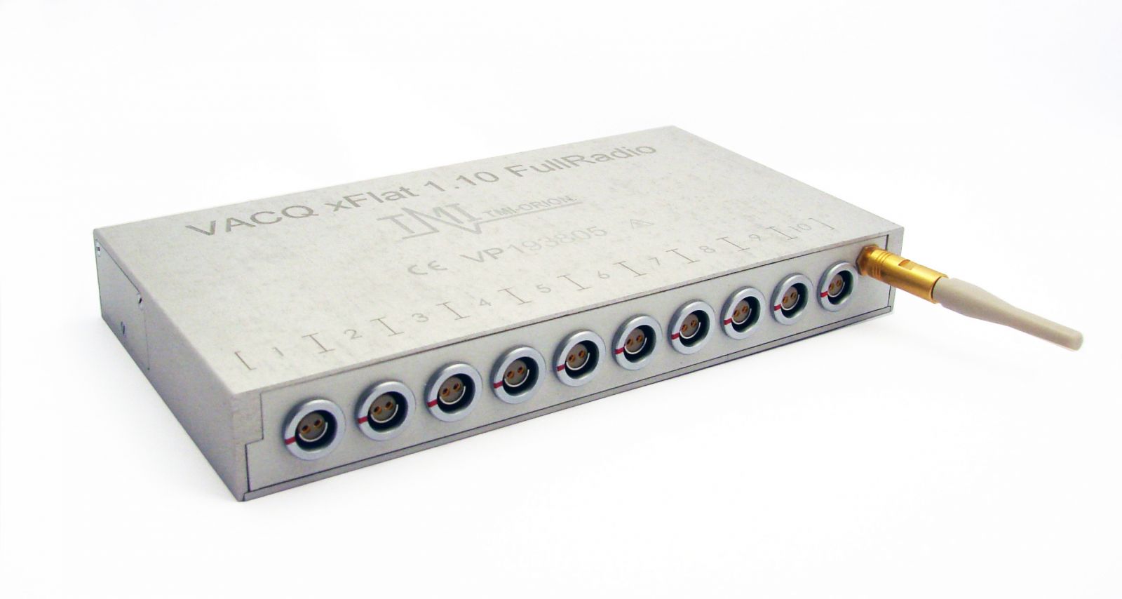 TMI-Orion VACQ xFlat 1.10 universal FullRadio data logger with 10 thermocouple channels